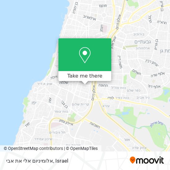 אלומיניום אלי את אבי map