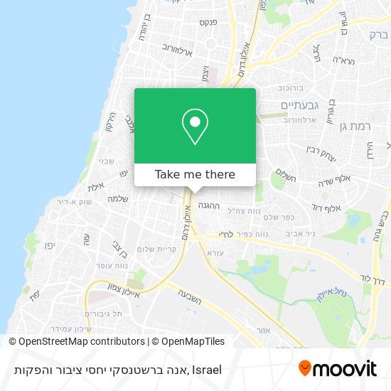 אנה ברשטנסקי יחסי ציבור והפקות map