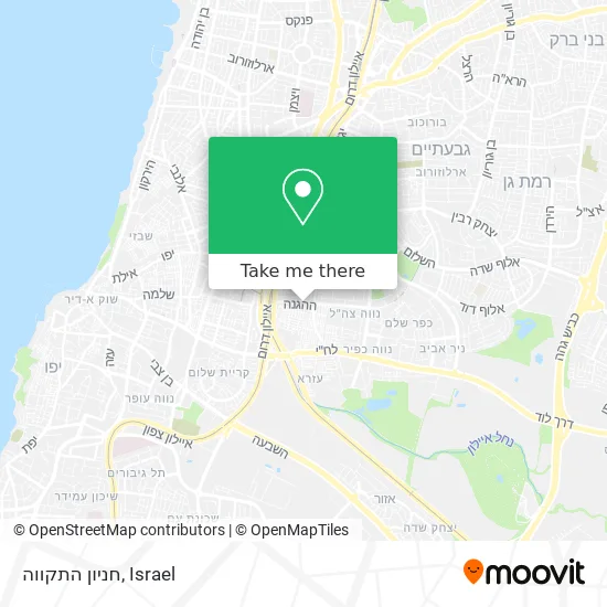 Карта חניון התקווה