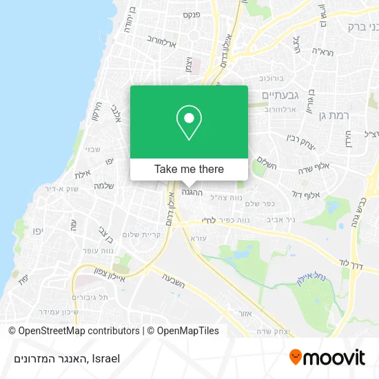 Карта האנגר המזרונים