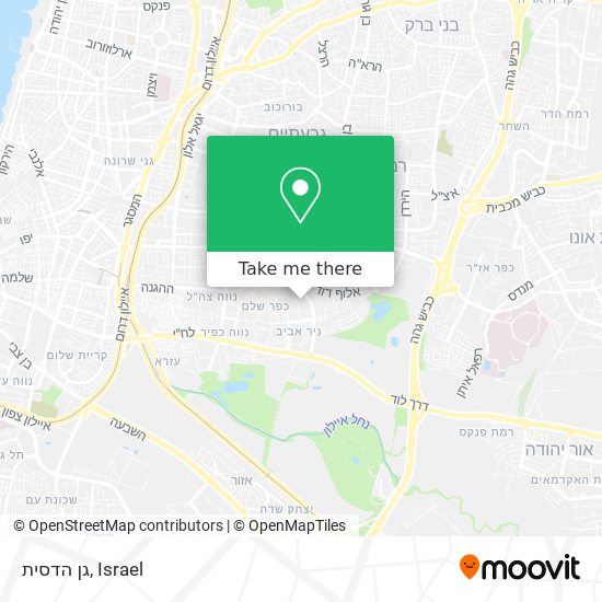 גן הדסית map