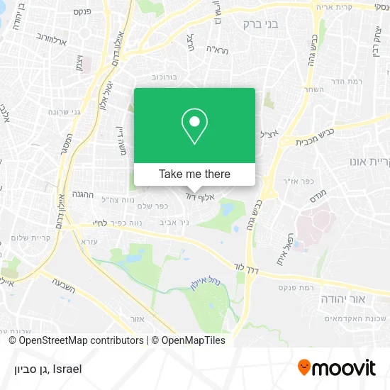 Карта גן סביון