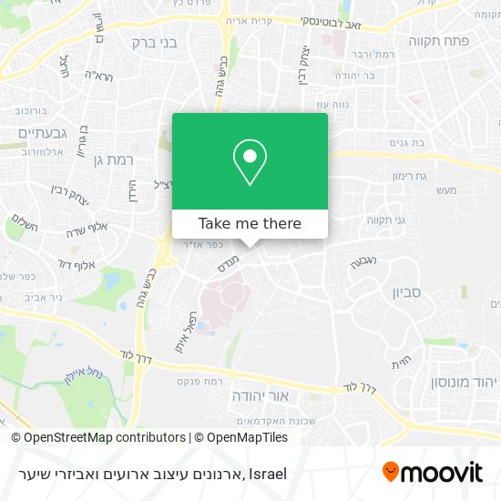 Карта ארנונים עיצוב ארועים ואביזרי שיער