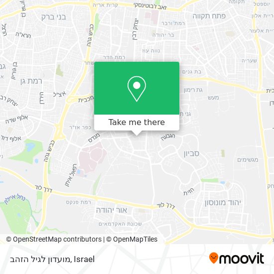 מועדון לגיל הזהב map