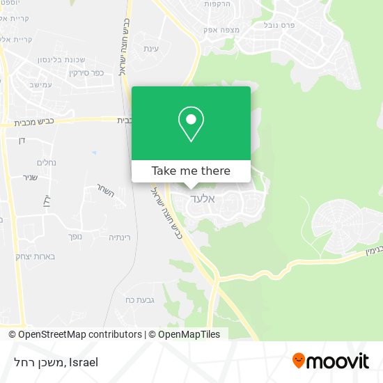 משכן רחל map