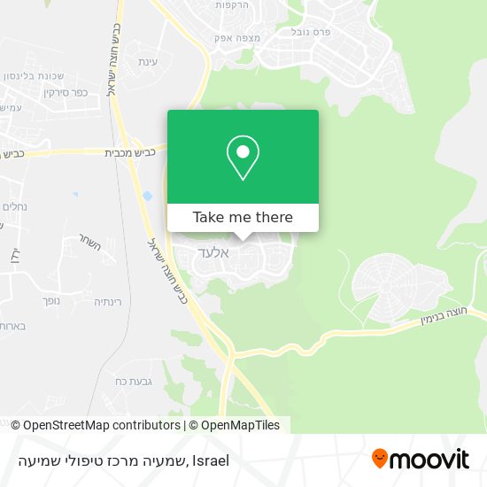 שמעיה מרכז טיפולי שמיעה map