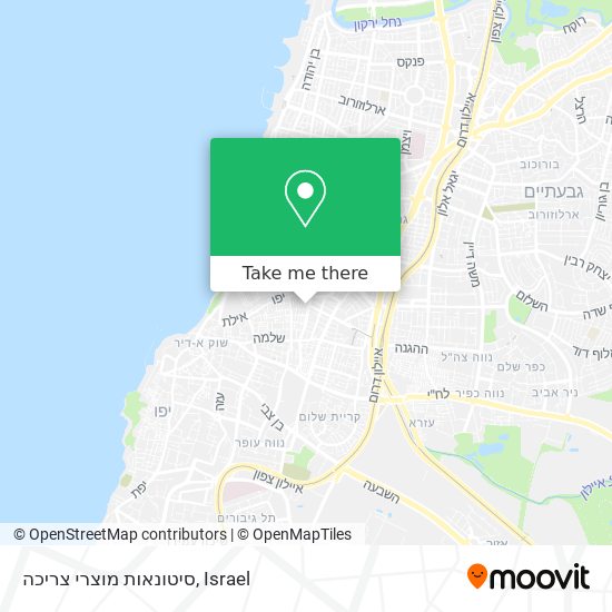 סיטונאות מוצרי צריכה map