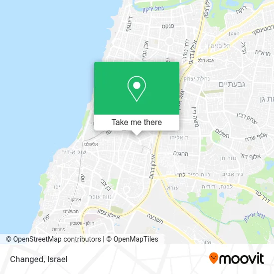 Changed map