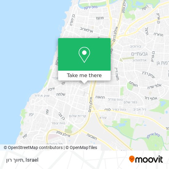 תיווך רון map