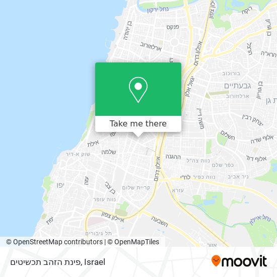 פינת הזהב תכשיטים map