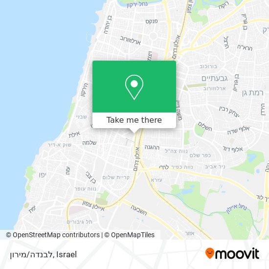 לבנדה/מירון map