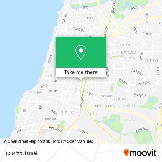 קל אוטו map