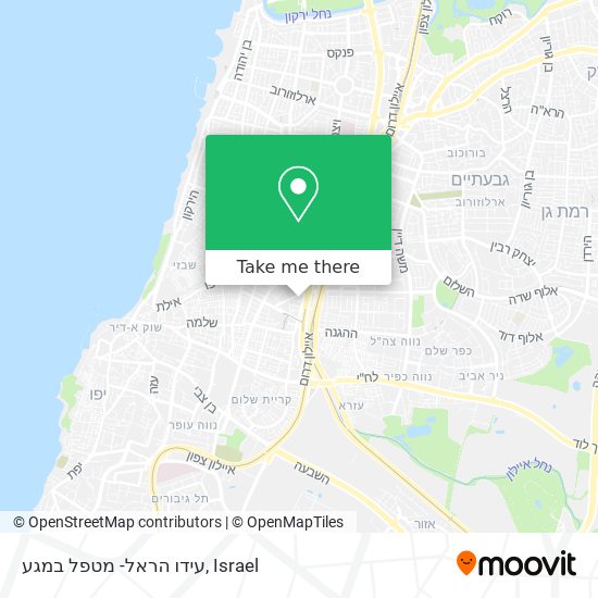 עידו הראל- מטפל במגע map