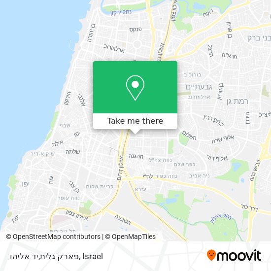 פארק גלית,יד אליהו map