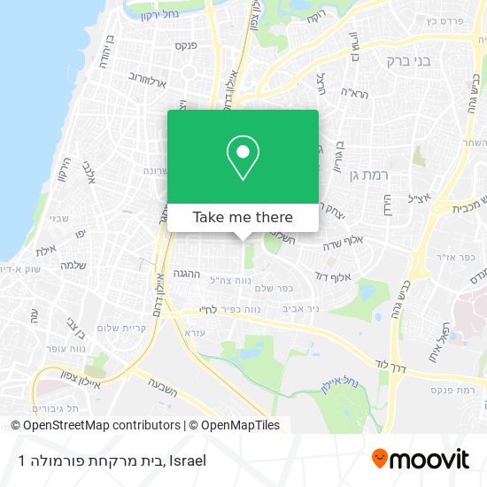 בית מרקחת פורמולה 1 map