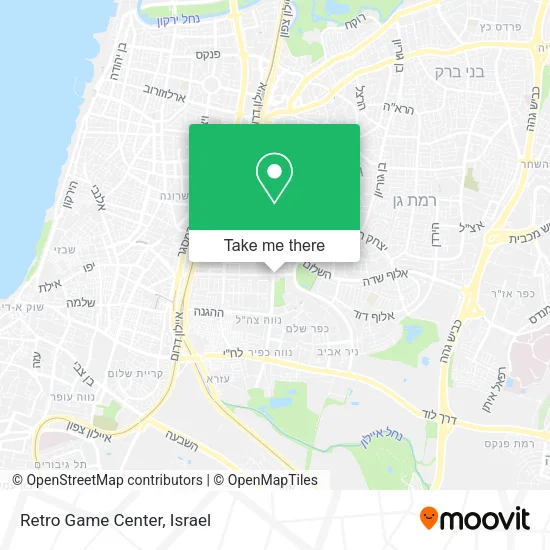 Retro Game Center map