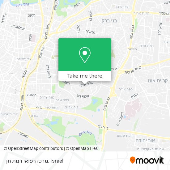 מרכז רפואי רמת חן map