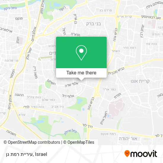 Карта עיריית רמת גן