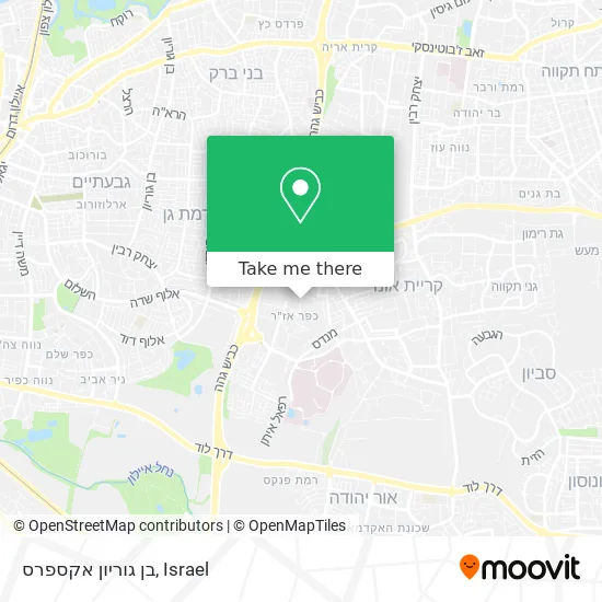 Карта בן גוריון אקספרס