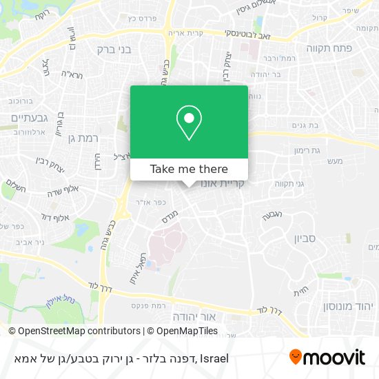 דפנה בלזר - גן ירוק בטבע / גן של אמא map