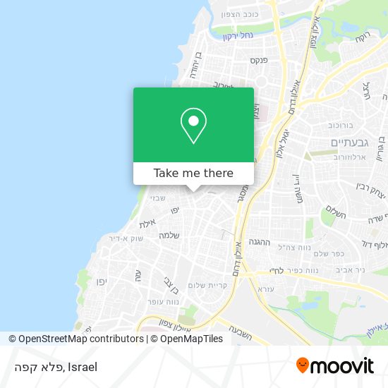 פלא קפה map