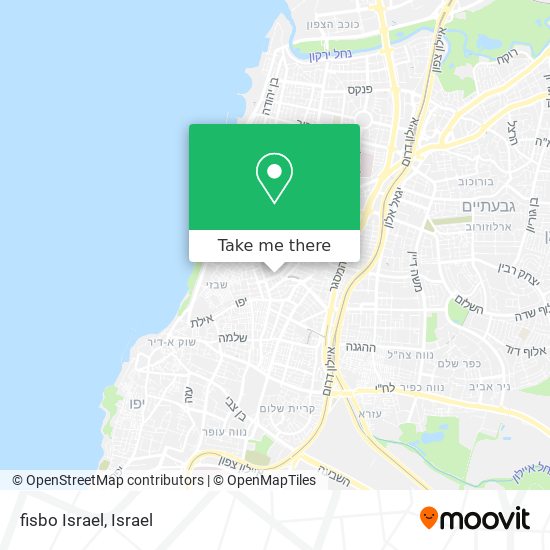 Карта fisbo Israel