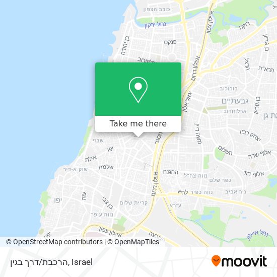 הרכבת/דרך בגין map