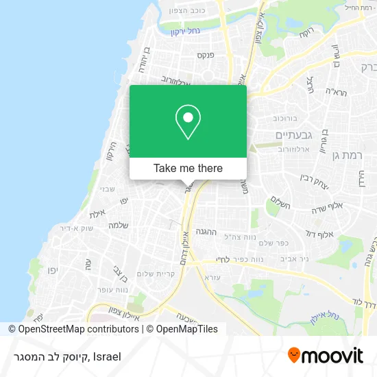 Карта קיוסק לב המסגר