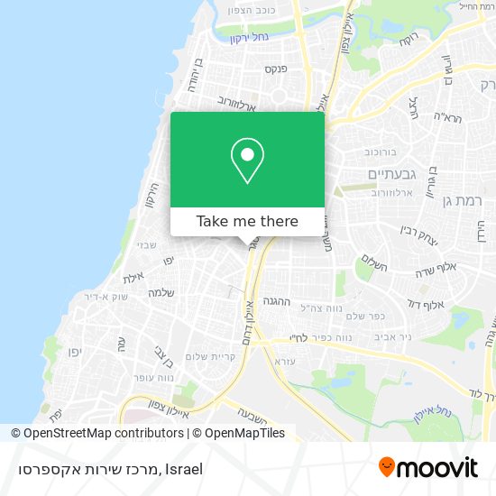 מרכז שירות אקספרסו map