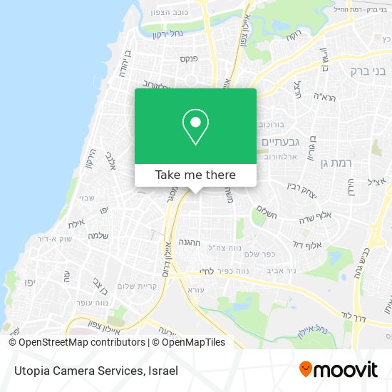 Utopia Camera Services map