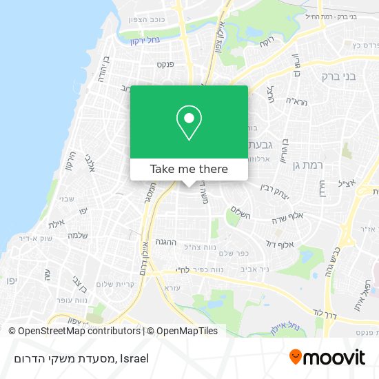 מסעדת משקי הדרום map