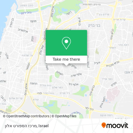 מרכז הספורט אלון map