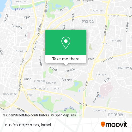 בית מרקחת תל-גנים map