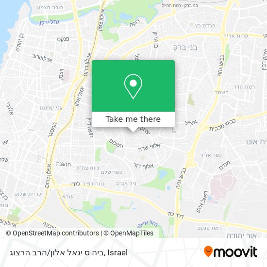 Карта ביה ס יגאל אלון/הרב הרצוג