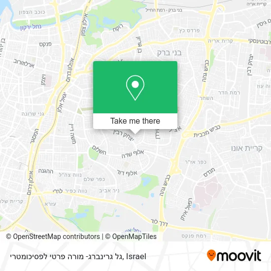 Карта גל גרינברג- מורה פרטי לפסיכומטרי