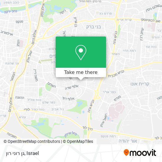 גן רוני רון map