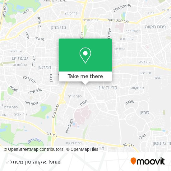 אקווה טון-משתלה map