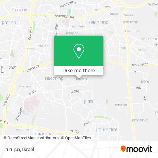 מגן דוד map