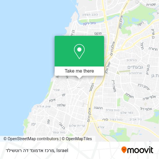 מרכז אדמונד דה רוטשילד map
