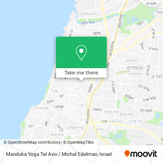 Карта Manduka Yoga Tel Aviv / Michal Edelman