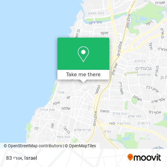 אורי 83 map
