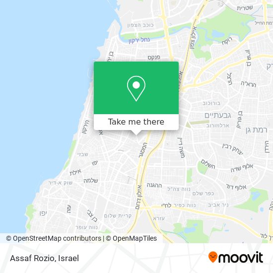 Assaf Rozio map