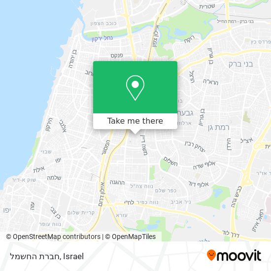 חברת החשמל map