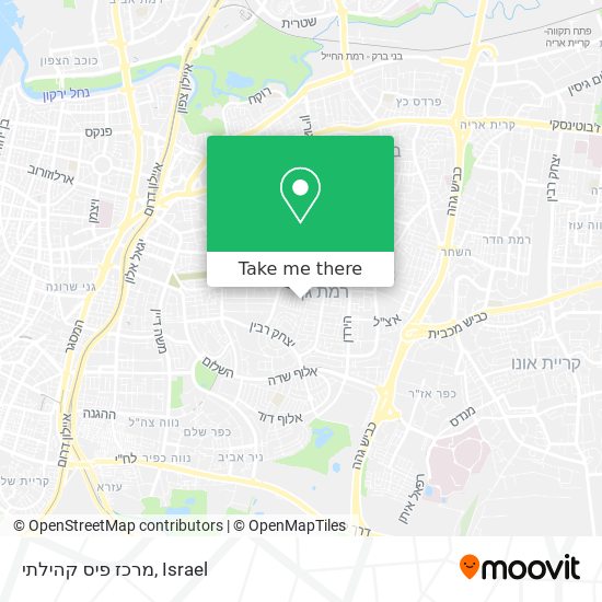 מרכז פיס קהילתי map