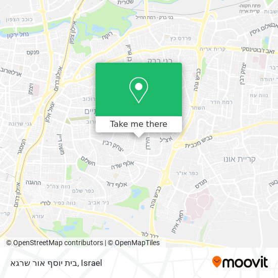 Карта בית יוסף אור שרגא