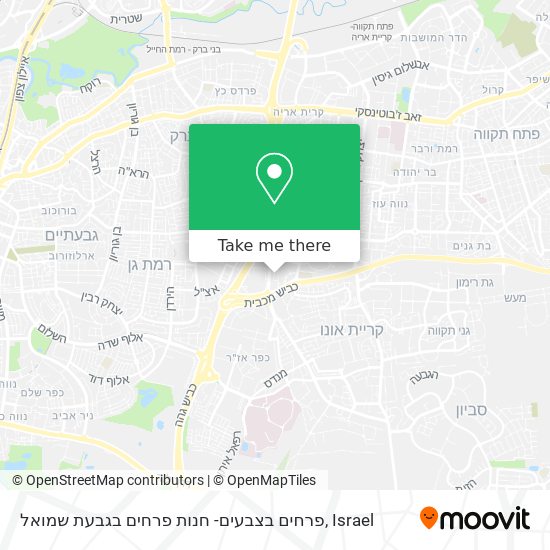 Карта פרחים בצבעים- חנות פרחים בגבעת שמואל