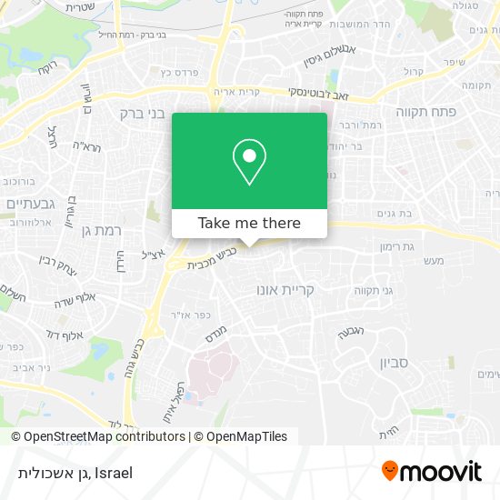 גן אשכולית map