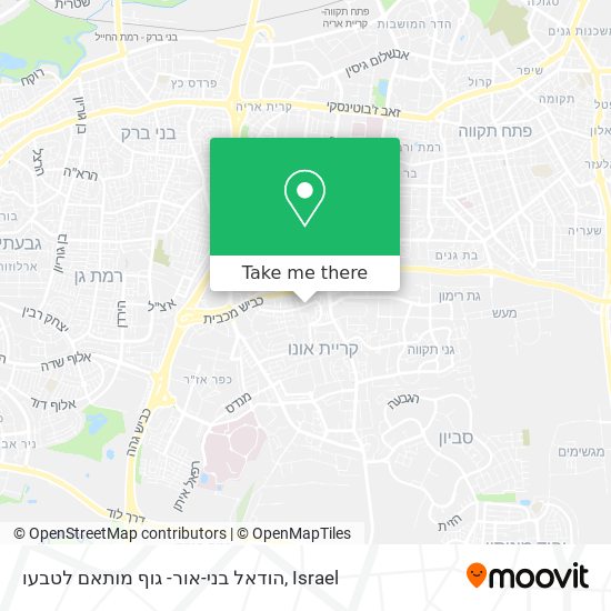 הודאל בני-אור- גוף מותאם לטבעו map