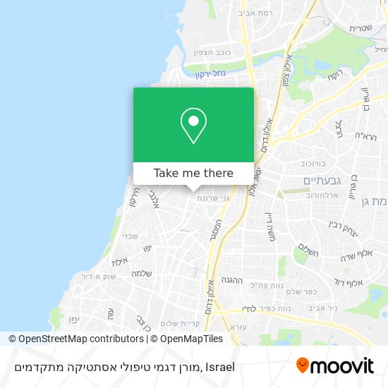 מורן דגמי טיפולי אסתטיקה מתקדמים map