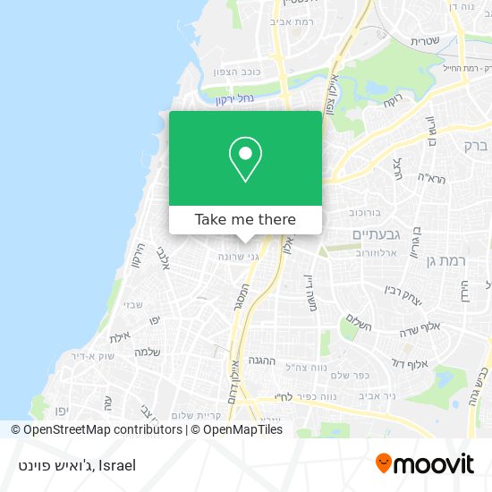 ג'ואיש פוינט map